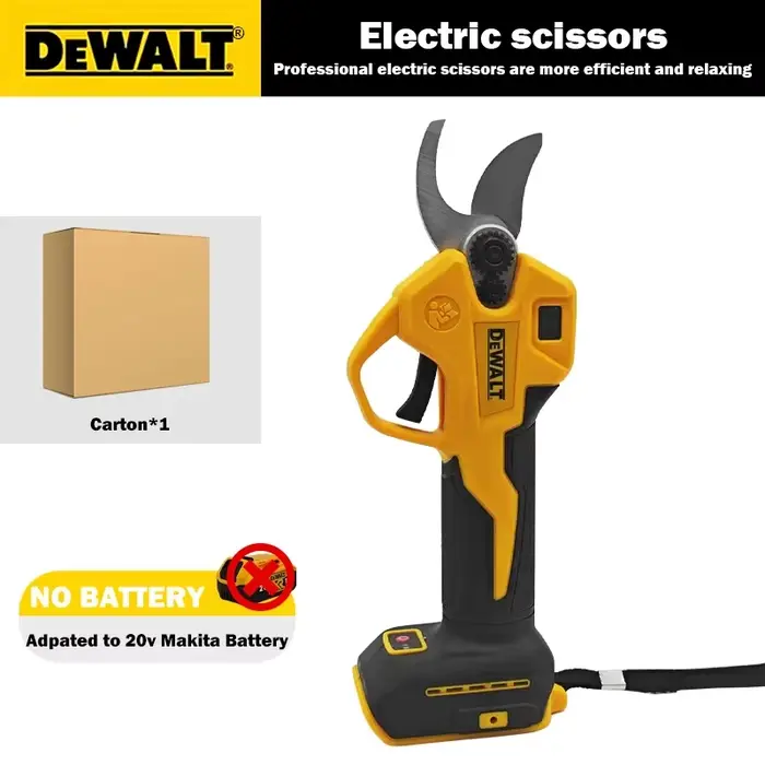 Nouvelles cisailles de taille sans fil Dewalt 18V sans balais 2026 : L'outil idéal pour une élagage 