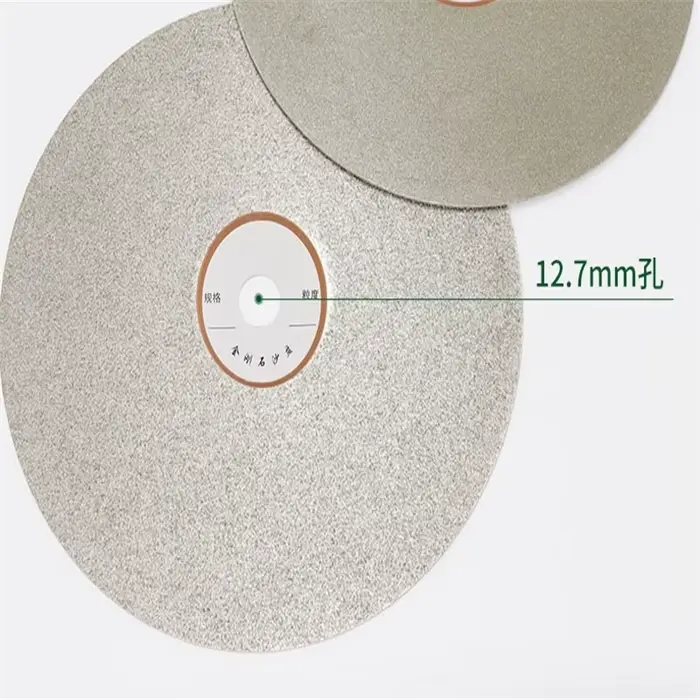 1 pièces 6 "150mm diamant enduit plat disque bijoux polonais meulage roue disque de meulage feuille