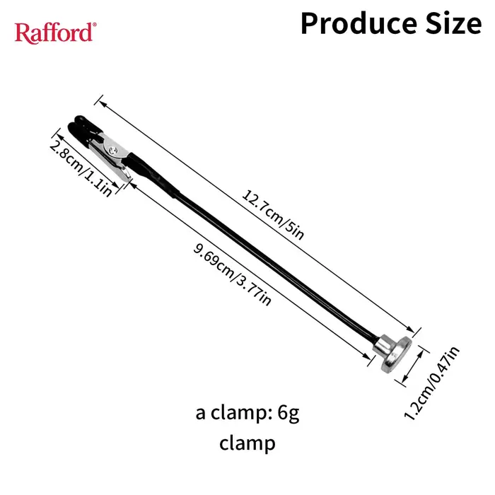 Outil de soudure à base magnétique Rafford - 360 °   Support de PCB à bras flexibles avec pinces cro