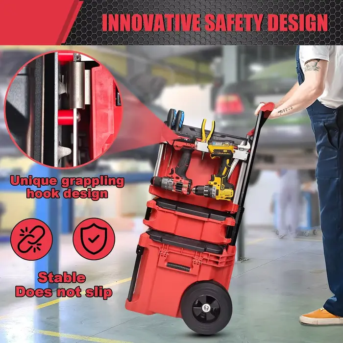 Support de perceuse électrique adapté à la boîte à outils d'emballage Milwaukee