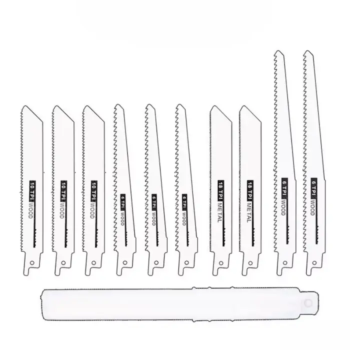 Lames de scie sabre alternative, accessoires multi-outils de coupe pour tuyaux en bois, métal et pla