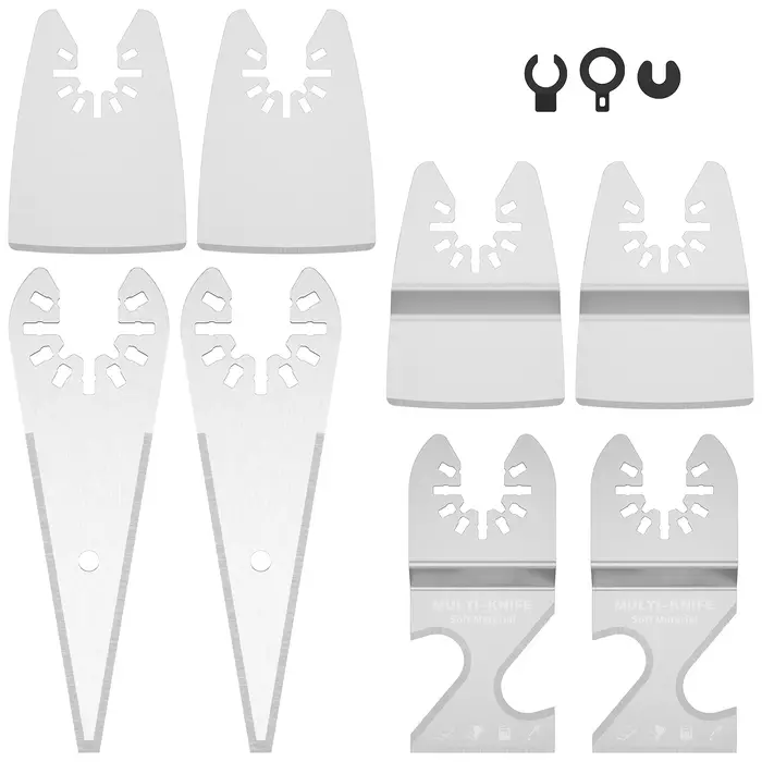Lames de grattoir oscillantes universelles pour outil multifonction
