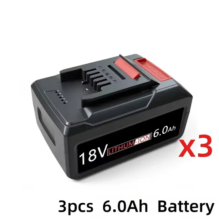 Batterie de remplacement Li-ion 18V 6.0 Ah 4511395 pour EINhell 4511481 4511396 PXC AXXIO GE-LC 18 Li série