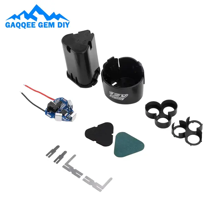 Kit de bricolage de batterie d'outils électriques enfichables 12V