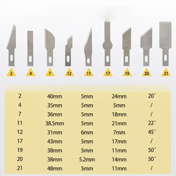 Kit de 13 outils de précision Exacto pour découpe de papier, sculpture, bricolage, réparation, artis
