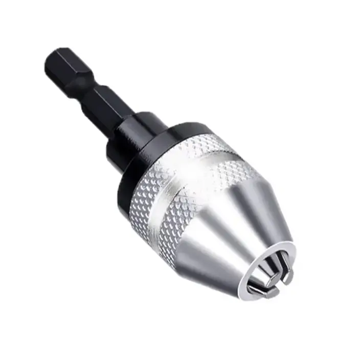Mandrin sans clé pour perceuse électrique, adaptateur de tige de moteur, mini-mandrin, adaptateur de