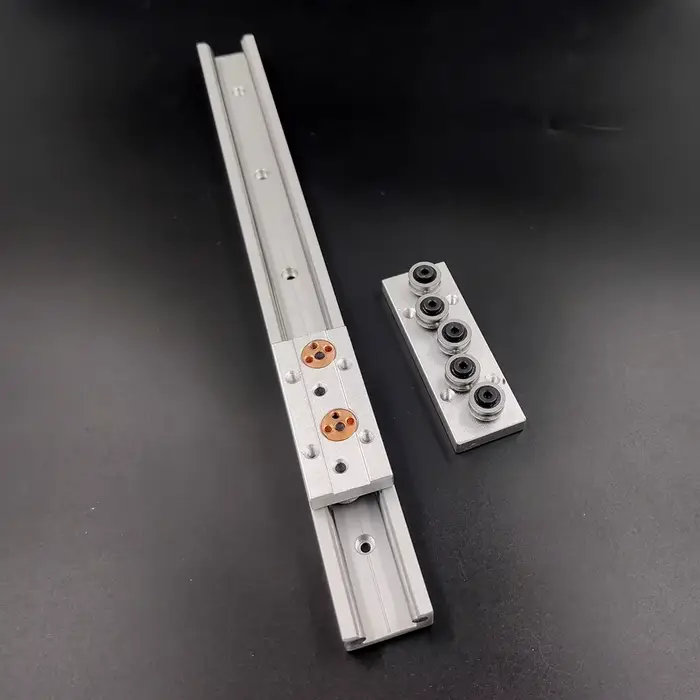 Guide linéaire à deux axes intégré, glissière à rouleaux SGR10 de 28mm, 1 jeu: 1 bloc SGB10 et 1 guide SGR10, longueur 500 600, glissière de travail de calcul