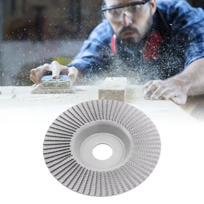 Disque de meulage d'angle pour le travail du bois