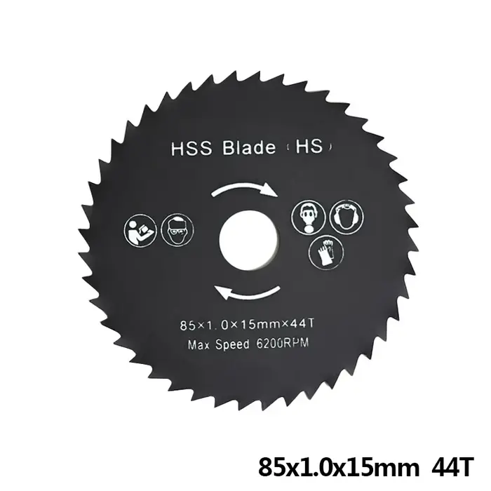 CMCP 85mm HSS lame de scie circulaire 44-80 dents Mini lame de scie disques de roue pour la coupe du