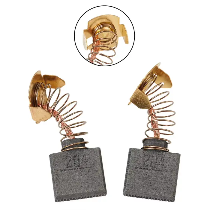 Balais de carbone pour meuleuse d'angle Makita GA9050 GA9067 9069, 2 pièces, CB204 CB-204, accessoir