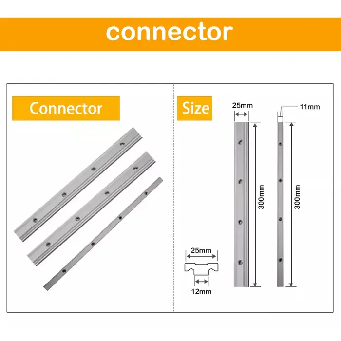Accessoires pour Rail de guidage de scie circulaire, avec Base de scie réglable, coupe à ligne droit