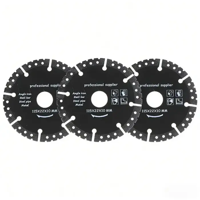 1/3 pièces Disque de coupe et de meulage pour meuleuse d'angle 115/125mm