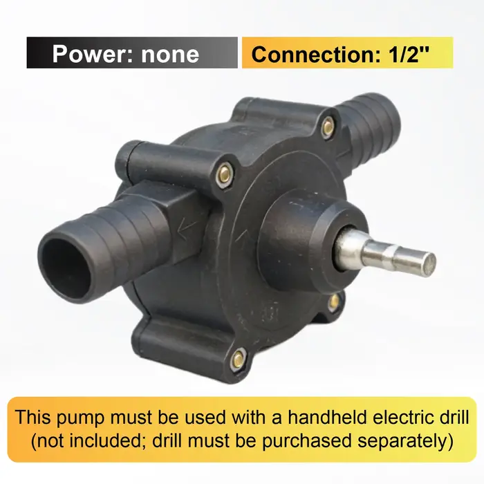 Pompe à Eau pour Perceuse Auto-Amorçante