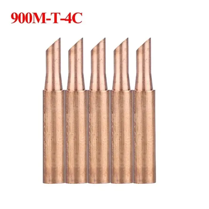 5 pièces 900M-T pointes de fer à souder en cuivre pointe de soudure sans plomb outils