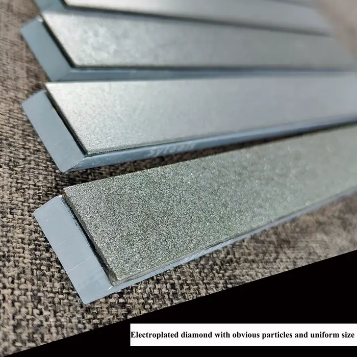 SYTOOLS – jeu de pierres à aiguiser en diamant vierge en alliage d'aluminium