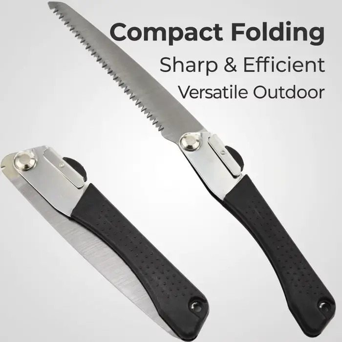 Scie à main pliante portable pour le camping en plein air
