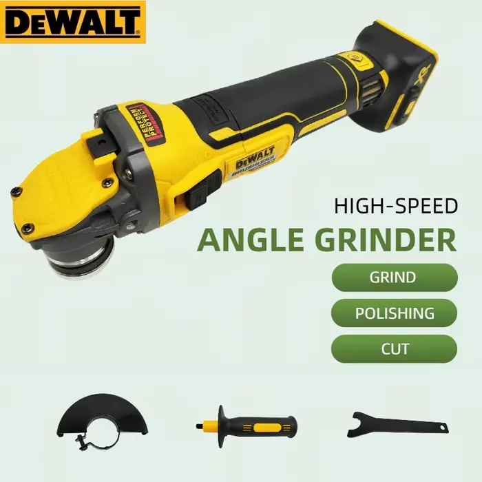 Meuleuse d'angle sans fil DEWALT DCG409 20V | Machine de découpe et de polissage professionnelle 125 mm 9000 tr/min