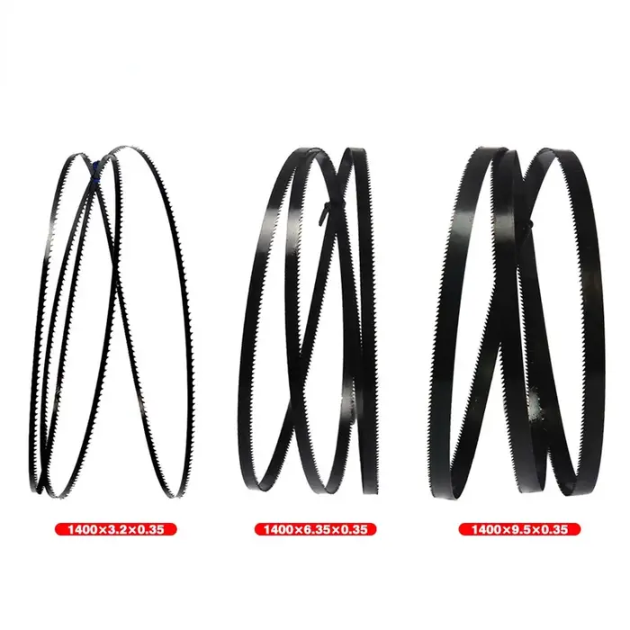 Lame de scie à ruban pour Einhell SB200 Scheppach HBS20, 1400mm, largeur 3.2/6.35/9.5mm, 6/14TPI, ou