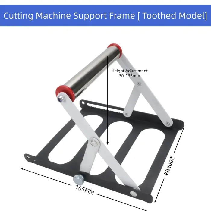 Support à roulettes réglable en hauteur pour scie à onglet