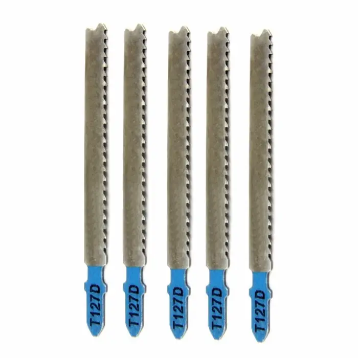 Lames de scie sauteuse incurvées HCS T127D pour la coupe du métal en Aluminium