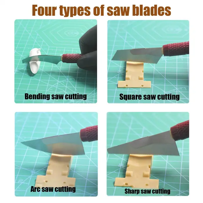 Kit de scies à découper manuelles pour modélisme et loisirs créatifs