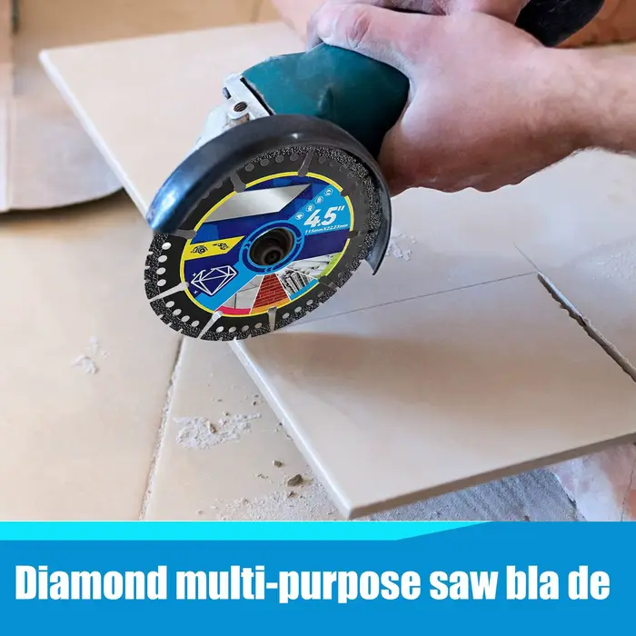 Lames de coupe multi-matériaux pour meuleuse d'angle : métal