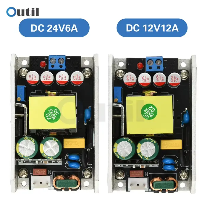 Carte d'alimentation universelle 150W avec GaN AC 170-265V à DC 24V 6A 12V 12A pour éclairage industriel/LED/maison intelligente/outils électriques