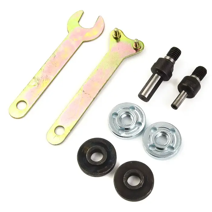 8 pièces/ensemble 6mm + 10mm bricolage perceuse électrique meuleuse d'angle Variable adaptateur convertisseur Kit