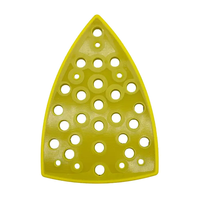 Tampon de polissage 100x148 mm avec 32 trous pour ponceuse triangulaire