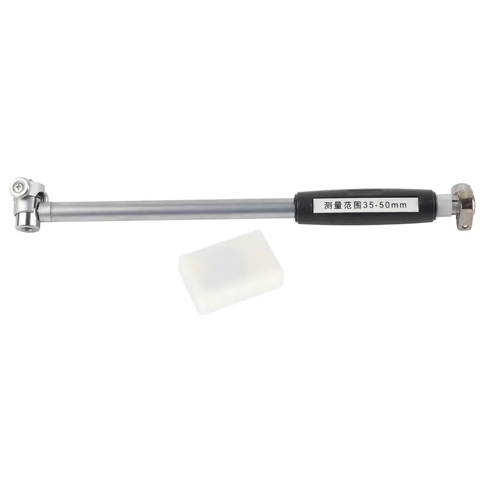 Indicateur de calibre de trou de 35 à 50 mm avec kit de pointes, jauge de diamètre intérieur en alli