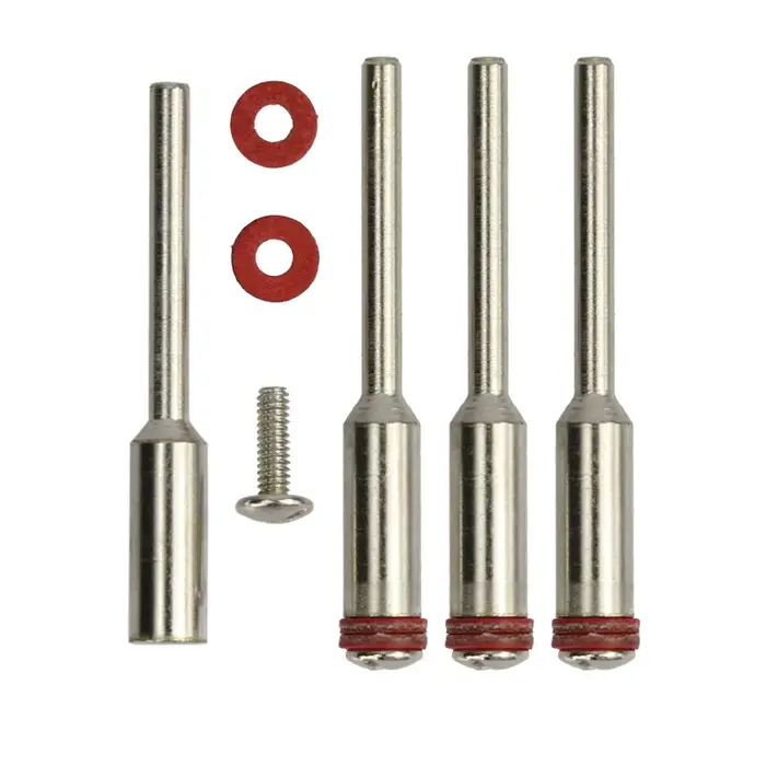 Mandrin à vis en acier avec poignée de 20 pièces/ensemble 2.35/3.0mm, support de coupe pour accessoi