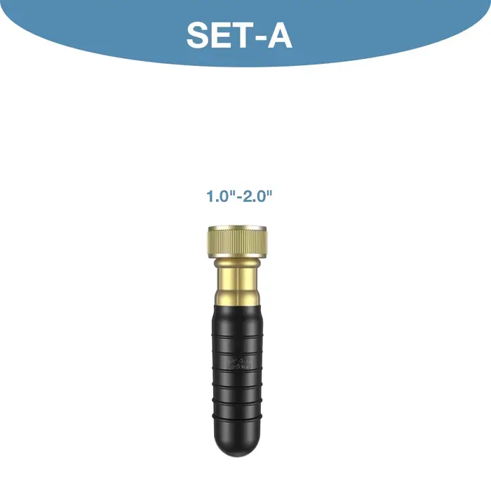 Outil de nettoyage de drain, outil de débouchage de tuyau, adapté aux tuyaux de 1 à 6 pouces, vessie