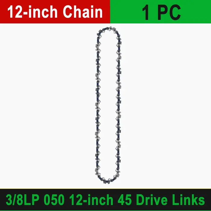 JOSet-Barre de guidage 12 "et 45 maillons, pas LP 3/8", largeur de rainure 0.050 ", dents arrondies,