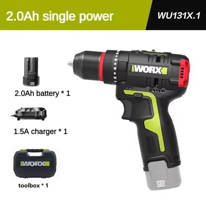 WORX WU131X tournevis électrique à moteur sans balais 40Nm 1800 tr/min 27000