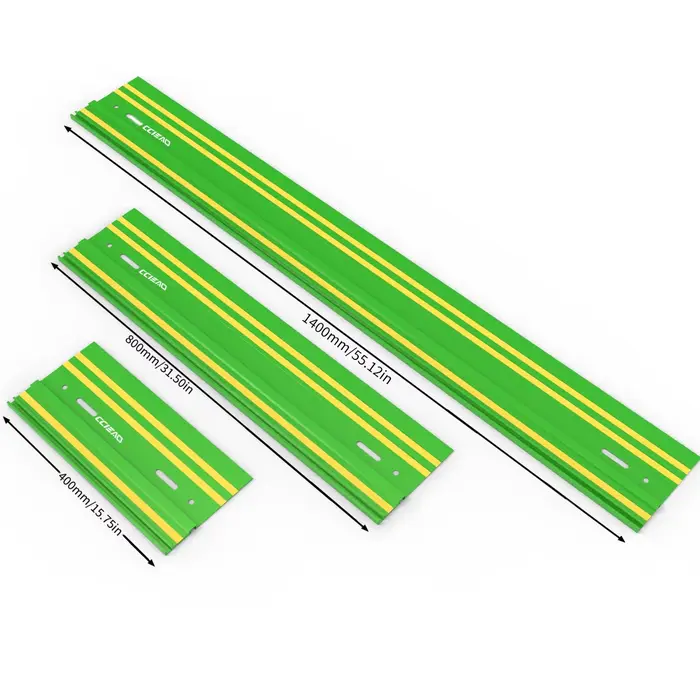 Rail de guidage en aluminium 400/800/1400 mm