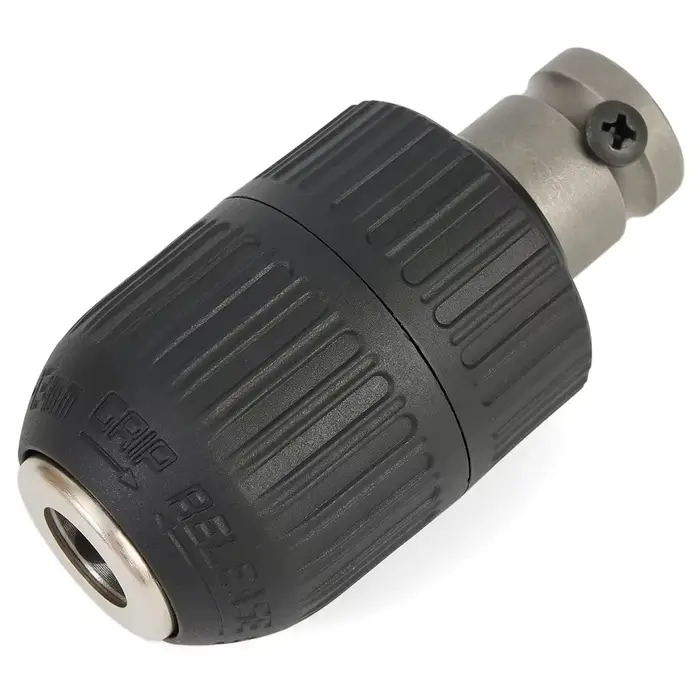 Mandrin de perçage avec adaptateur femelle carré à douille de mandrin de 1/2 pouces, mandrin sans cl