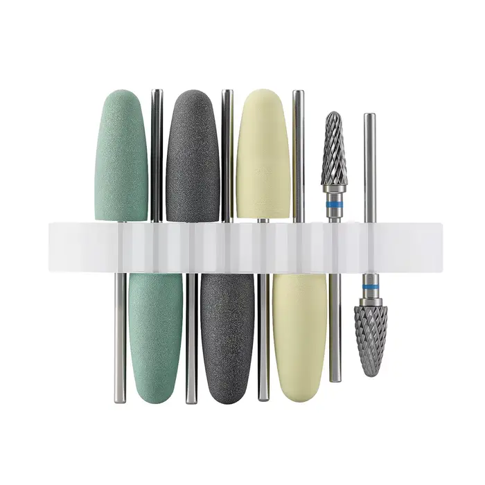 Kit de polissage acrylique à Base de résine dentaire, perceuse, polisseuse, outils rotatifs, 6 pièce
