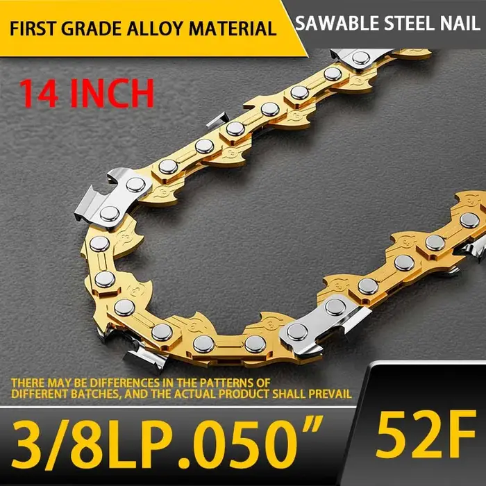 Chaîne de tronçonneuse Gold Right-Angle 3/8LP pour l'abattage