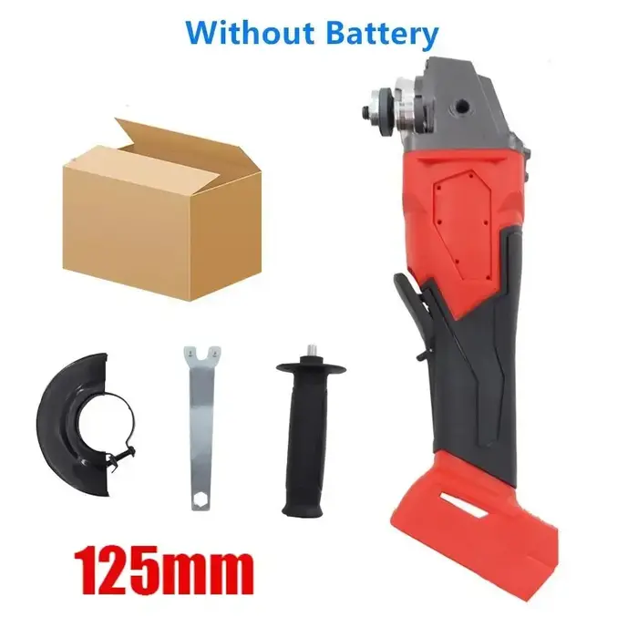 Convient pour Milwaukee 18V batterie meuleuse d'angle sans brosse 3 vitesses 100/125mm électrique sans fil polissage Machine de découpe M14