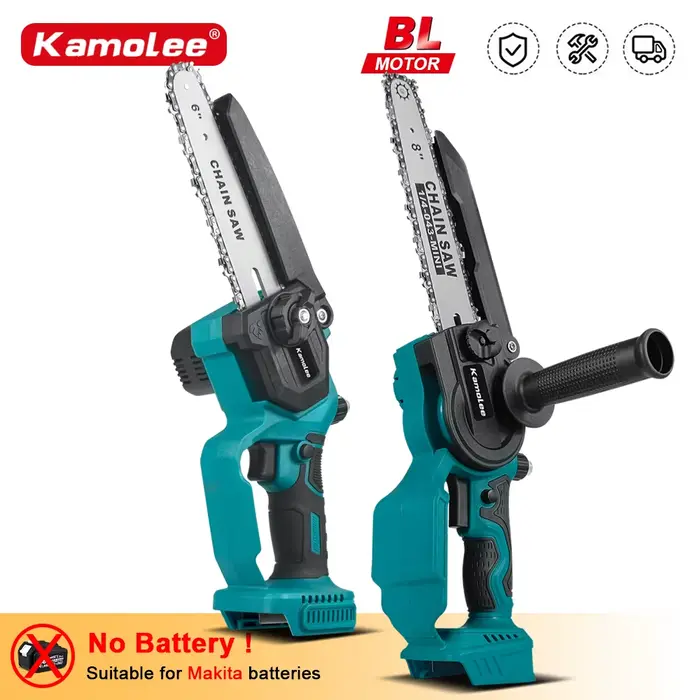 Kamolee-Mini scie électrique sans balais aste, scie JOSaw, coupe-bois, élagage, outils électriques de jardin, 6 po, 8 po