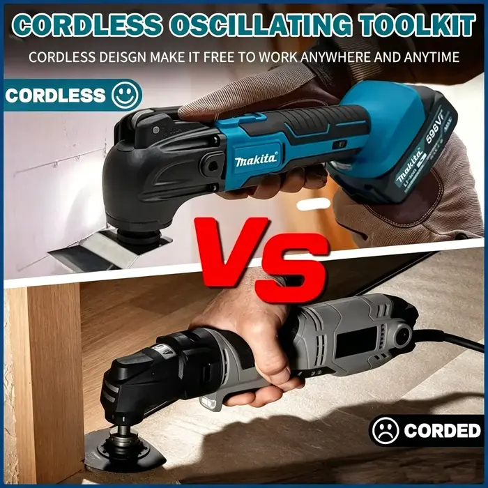 Outil multifonctionnel oscillant sans fil Makita 18V DTM51 à dégagement rapide
