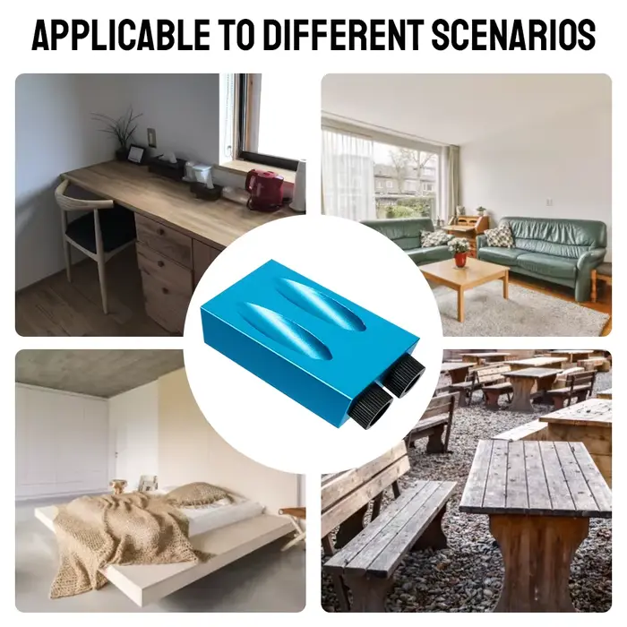 Kit de gabarit de trous de poche à 15 degrés