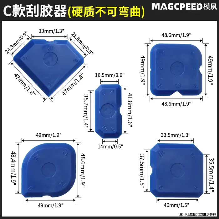 Kit de finition d'épandeur d'outil de mastic de Silicone