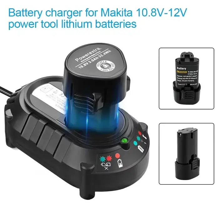 Chargeur pour Makita BL1013 BL1014 10.8V-12V Li-ion Batteries DC10WA perceuse électrique tournevis outils
