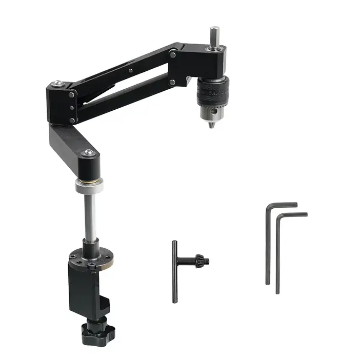 Support de perçage à bras articulé pour perceuse à main