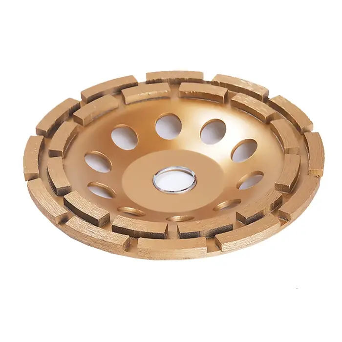 Disque de ponçage pour béton et granit, meule d'angle, double diamant, marbre, 230mm, 9 pouces, ouve