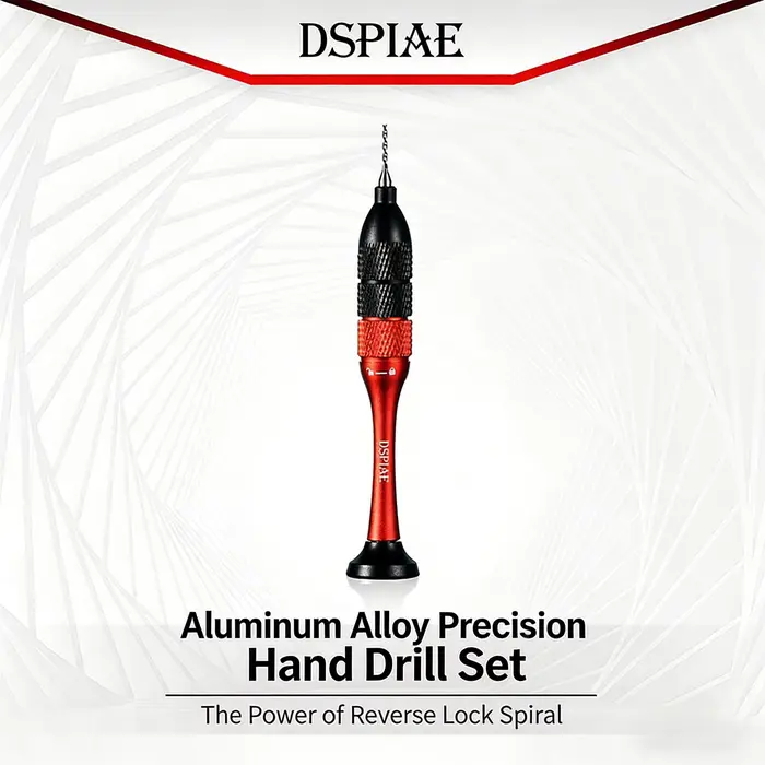 DSPIAE – ensemble de perceuses manuelles en alliage d'aluminium