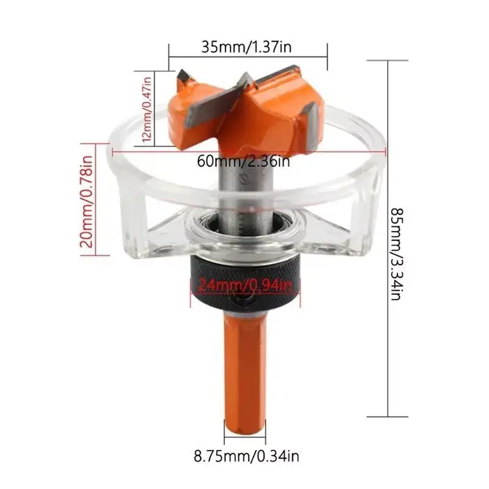 Y1UD – foret 35mm, scie cloche pour le travail du bois
