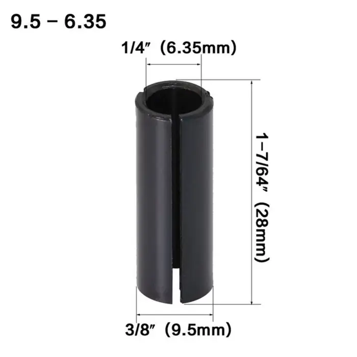 Adaptateur de mèche de routeur, pince 6 6.35 8 10 12 12.7mm, fraise CNC, mandrin de précision, adapt
