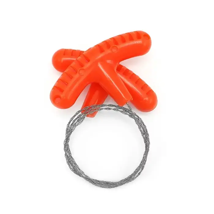 1 pièce Scie à fil portable pour camping et survie en extérieur - Mini-scie manuelle en acier inoxyd